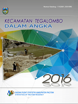 Kecamatan Tegalombo Dalam Angka 2016