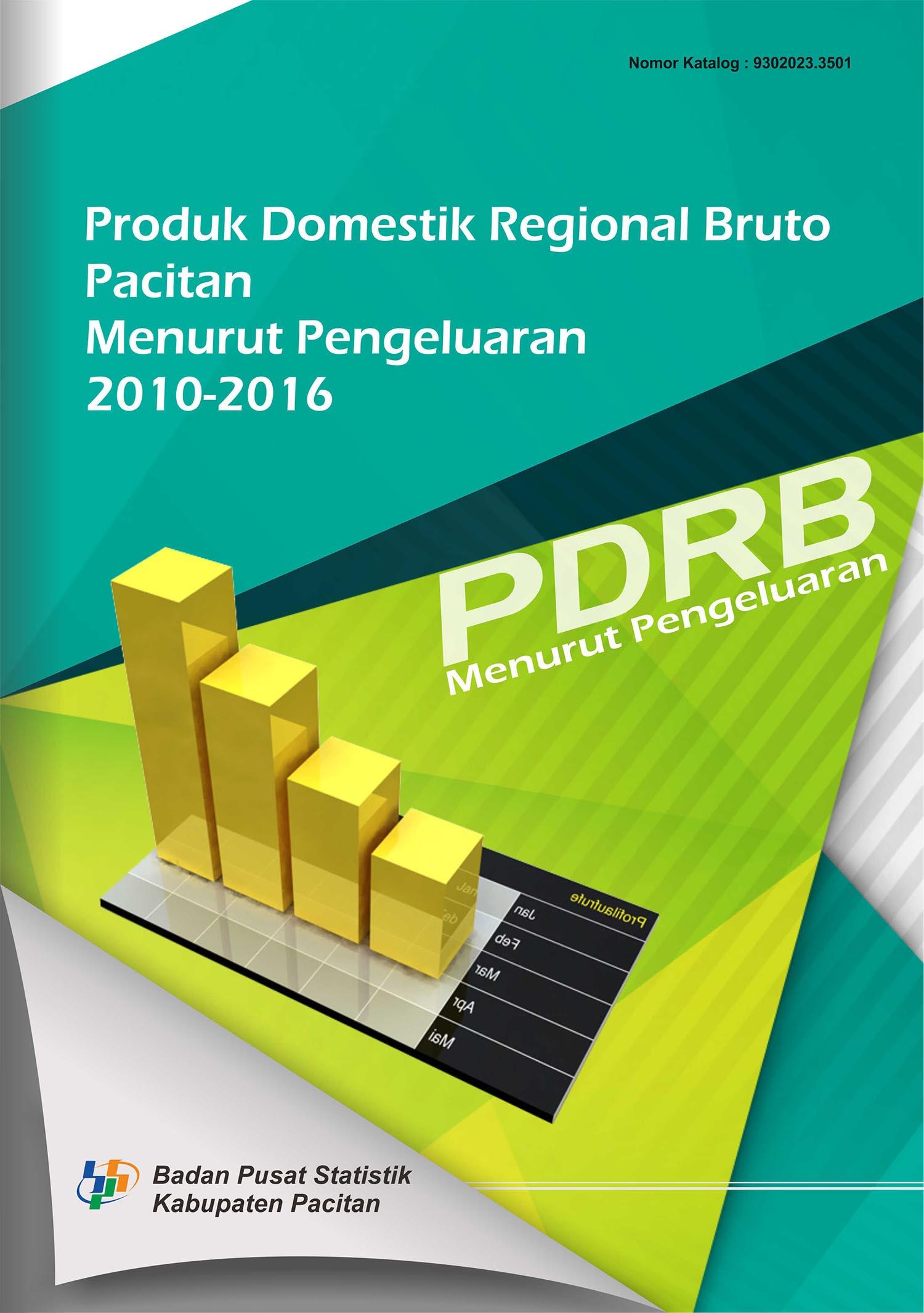 Produk Domestik Regional Bruto Kabupaten Pacitan Menurut Pengeluaran 2012-2016